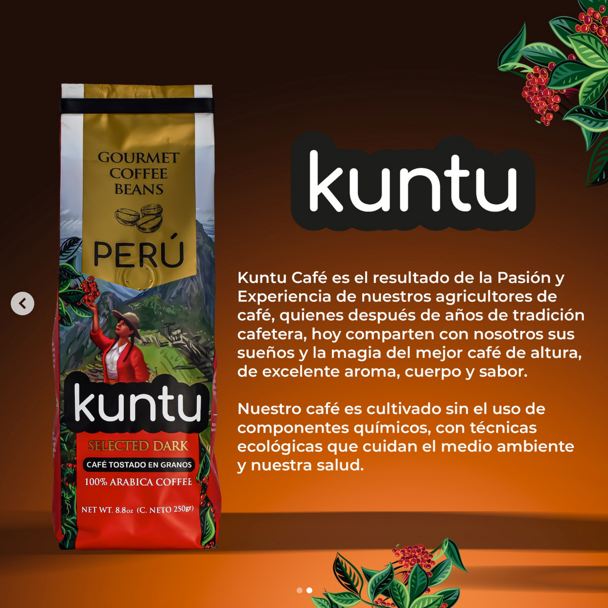 Sachet refermable de café Kuntu 250 g