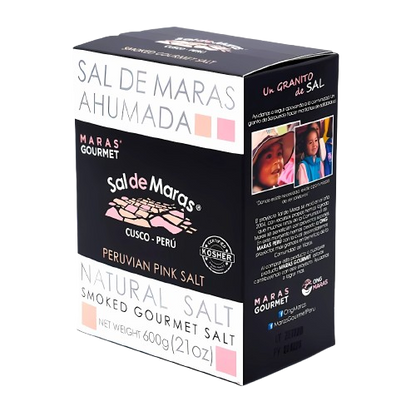 Sel de Maras fumé en boîte, format cadeau