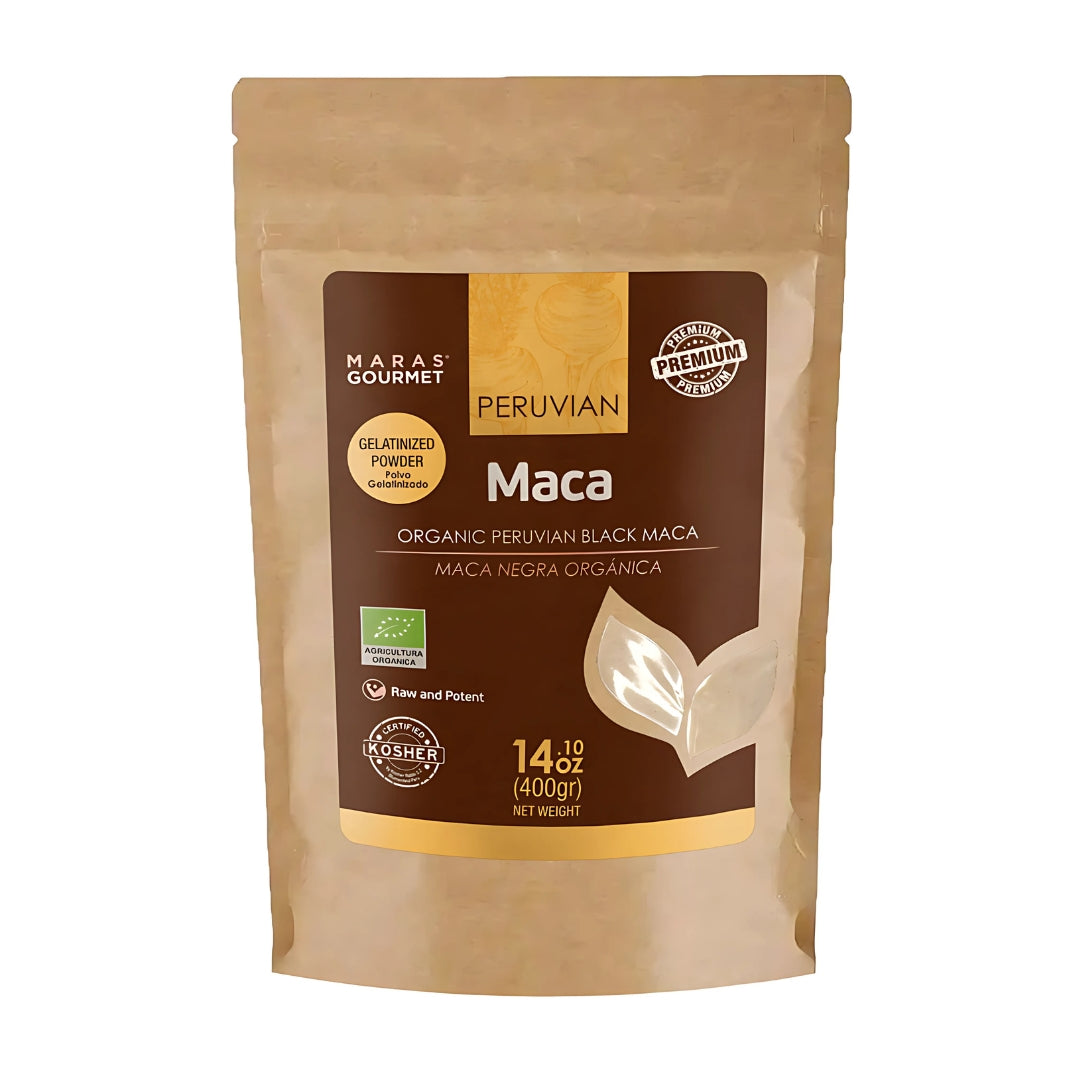 Sachet de maca noire bio du Pérou 400 g Andes Nature