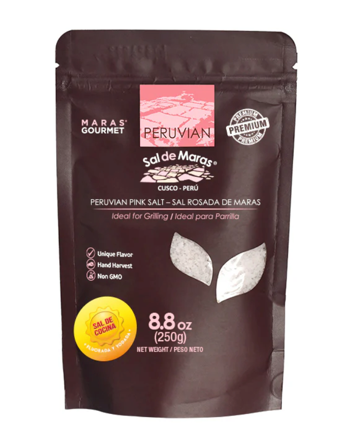 Sachet de sel rose de Maras gros grain 250 g Andes Nature