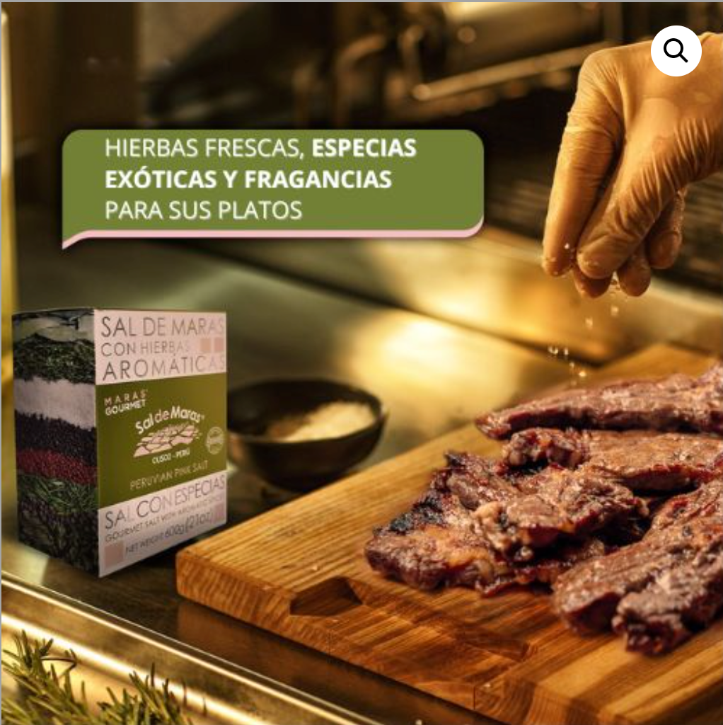 Sel aux herbes de Maras pour grillades et légumes