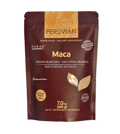 Sachet de maca noire bio du Pérou 200 g Andes Nature