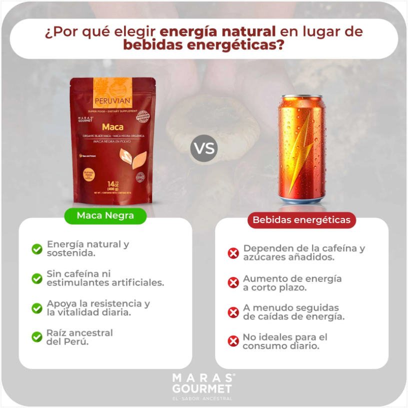 Maca noire bio Andes Nature, format découverte 200 g