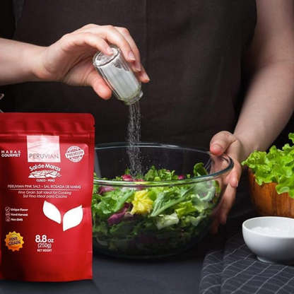 Sel rose de Maras du Pérou, format 250 g